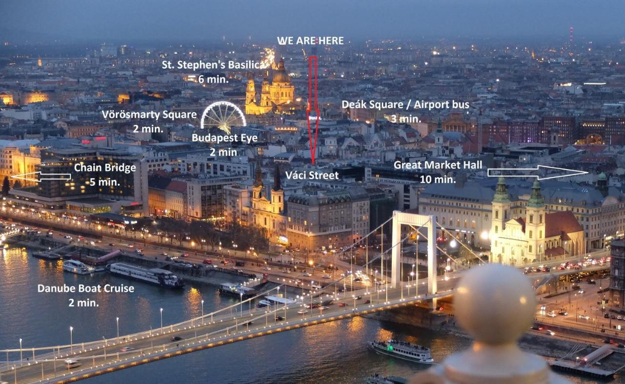 Central Apartman Budapest Kültér fotó